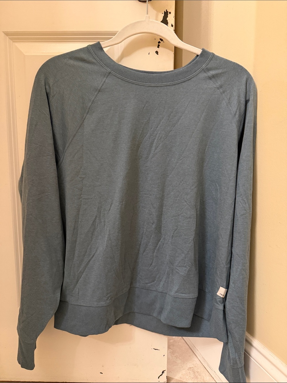 Vouri dream weave crew seafoam green